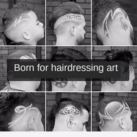 Tondeuse à cheveux professionnelle pour hommes, rétro, T9-Blade, sans fil, rasoir, tondeuse, 0,1 mm, machine à couper les cheveux de barbier