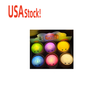 USA stock <b>squishy</b> Dumpling Toy Soft Bun Stress Relief Toy Toy for Kids Party Gift <b>Squishy</b> Mystery Dumplings led light - Product Image 4