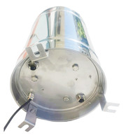Pluviómetro de Cazoleta Basculante de Acero Inoxidable con Registro de Datos RS485 y Pulso, Resolución de 0.1MM, 0.2MM, 0.5MM