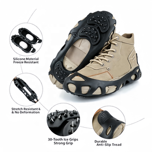 Eis- und Schneegreifer für Schuhe und Stiefel, Rutschfeste Gehkramponen für Männer und Frauen, 30-Spikes-System zum Gehen auf Eis und Schnee - Product Image 4