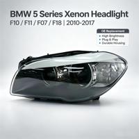 Conjunto de Faros Delanteros de Xenón D3S 6000K Remanufacturados OEM, 100% Impermeables, para Serie 5 F10 F11 F18 F07 2010-2017
