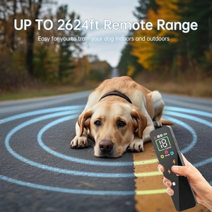 <span class=keywords><strong>Collar</strong></span> de Adiestramiento para Perros con Control Remoto - <span class=keywords><strong>Collar</strong></span> de Adiestramiento a Prueba de Agua IP67 de 3000 Pies para Perros Pequeños, Medianos y Grandes con 4 Modos de Adiestramiento Seguros - Product Image 3
