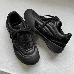 Nouvelles Chaussures de Marche Décontractées Montantes pour Hommes, Tendance, en Maille Respirante, à Lacets, Idéales pour Tenues Professionnelles, Design Courbé, Chaussures d'Extérieur - Product Image 1