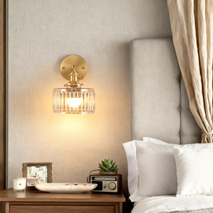 Rustic <b>Wall</b> Lamp Amber Glass Shade E14 Bronze Body Switch Control LED <b>Light</b> Source Bedroom Living Room <b>Bedside</b> Lighting - Product Image 4