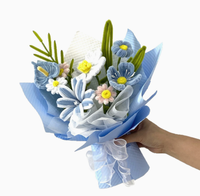 Blumenstrauß-Verpackungspapier Handgefertigtes Seidennetz-Blumenpapier Langlebig 3-5 Jahre Umweltfreundlich Thanksgiving Abschluss Muttertag