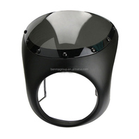Carénage universel pour phare de moto, contrôle de la climatisation, pour cafe racer, 7 pouces