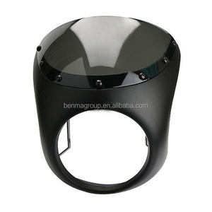 Vista de aduanas de la motocicleta universal 7 pulgadas faro <span class=keywords><strong>carenado</strong></span> para <span class=keywords><strong>cafe</strong></span> <span class=keywords><strong>racer</strong></span> - Product Image 2