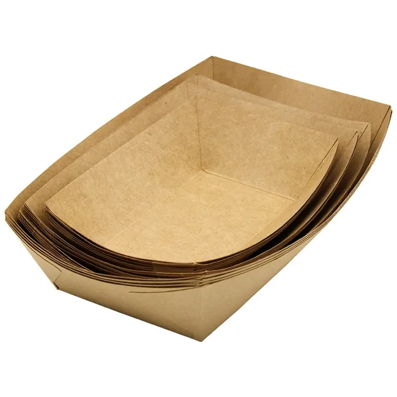 Higher Quality Take Away Box Dinner Box Food & Beverage Packaging Kraft Paper Paper Noodle Box food paper tray