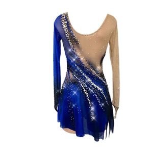 Qianliuhuo — robe de Skate pour filles, tenue de Rave, vêtement de danse latine, pour salle de bal, fêtes - Product Image 4