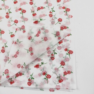 Papel de Regalo Antiarrugas de 17 g/m² de la Marca Veronica, Papel de Seda Ecológico con Diseño de Rosas para Envolver Regalos, Manualidades, Embalaje, Día de San Valentín - Product Image 4