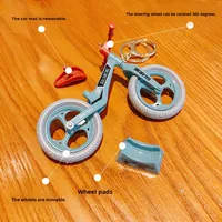 Porte-clés Pendentif Créatif et Amusant en Forme de Vélo Coulissant de Dessin Animé Frozen, Nouveau Petit Cadeau Ornemental en Plastique, Vente Chaude