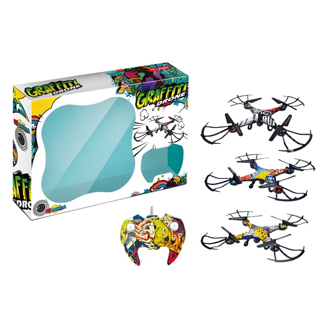 2.4G Remote Control Quadcopter Toy Lightweight Durable Stable Flight for Kids Outdoor Play