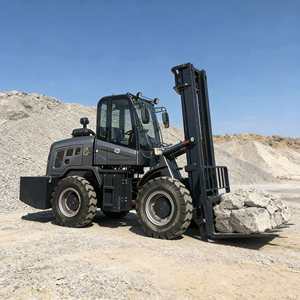 Fabrieksdirect 2 ton zware 4WD off-road diesel vorkheftruck voor opslag en transport - Product Image 2