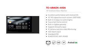 Panel de Videoportero Táctil Android de 10 Pulgadas con POE para Panel de Control de Seguridad para el <span class=keywords><strong>Hogar</strong></span> Inteligente, Centro de Control de Acceso IP - Product Image 2