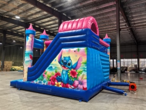 Château gonflable de style nouveau avec toboggan |   Château gonflable à thème combiné - Product Image 5