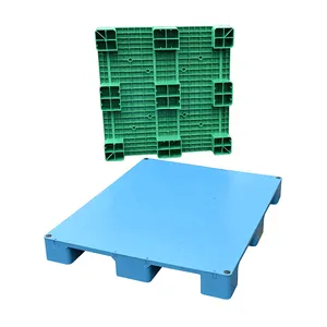 廉价欧洲重型包装9腿1200x800 Hdpe塑料可堆叠平板托盘供应商待售