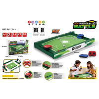 Jeu de Table de Football RC STEM DIY pour 2 Joueurs, 2.4Ghz, Jeu de Société Interactif de Football RC, Jouet Sportif Familial pour Enfants