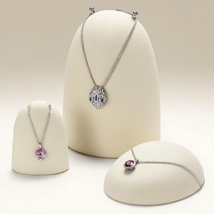 Gioielli all'ingrosso FADELI <span class=keywords><strong>espositore</strong></span> per <span class=keywords><strong>espositore</strong></span> in microfibra anello collana <span class=keywords><strong>orecchini</strong></span> Display Set - Product Image 4