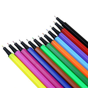 Ensemble de stylos feutres professionnels de haute qualité, 12 couleurs, écriture fluide pour le <span class=keywords><strong>dessin</strong></span> et la conception - Product Image 3