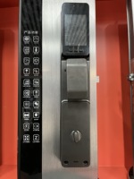 Cerradura Inteligente para Puerta TOPTEQ X10 2023 con Reconocimiento Facial 3D, Wi-Fi, Aleación de Aluminio, Compatible con Puertas de Madera y de Seguridad, Almacenamiento en la Nube