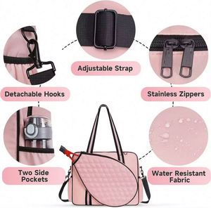 Muestra Gratuita, Bolsa Deportiva Personalizada Ajustable para Raqueta de Pickleball, Bolsa de Transporte para Tenis, Padel y Pickleball - Product Image 5