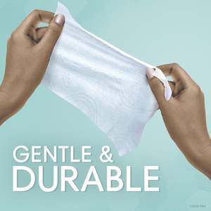 Lingettes multi-usages 100% naturelles pour peaux sensibles, parfum pluie botanique, 56 lingettes, paquet à ouverture facile, soins de la peau - Product Image 3