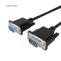 Cable DB9 macho a hembra 9 pines Dsub Serial DB9 macho hembra RS232 Cable