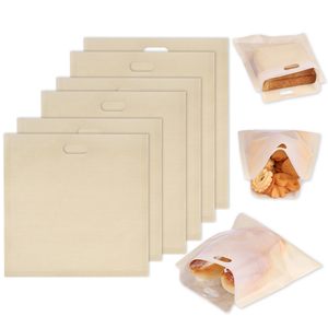Bolsas de PTFE para Tostar, Bolsas Reutilizables Antiadherentes para Tostar Queso, Sándwiches, <span class=keywords><strong>Pollo</strong></span>, Nuggets, Paninis y Tostadas de <span class=keywords><strong>Ajo</strong></span> - Product Image 1