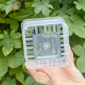 Vaso quadrato ispessito in plastica traspirante vaso di controllo Phalaenopsis cestello per piantare orchidee piante verdi cesto idroponico - Product Image 5