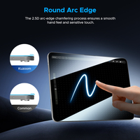 Protection d'écran en verre trempé 9H HD anti-rayures et anti-traces de doigts pour toutes les tablettes iPad, sans bulles, ultra-claire