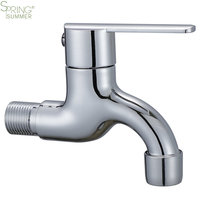Nouveau design moderne Robinet mural 1/2 à col long pour lavabo et machine à laver Vente chaude