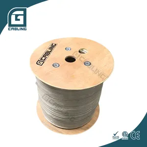 Cat6a Cat7 אתרנט 305M 1000FT תקשורת רשת חוטי נחושת Cca Cu Cmr 24awg 28awg Cat 7 6a כבל LAN UTP נתונים