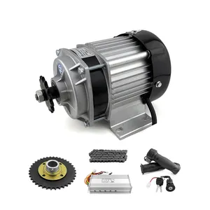 48V 500W 460 RPM Roda Tiga Becak Tanpa Gigi Adaptor Freewheel Brushless Motor Dc Roda Tiga Elektrik