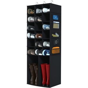 Hanging <b>Shoe</b> Organizer 18+2 Sections With Mesh Pockets For Closet <b>Storage</b> Behind Door Use - Product Image 1