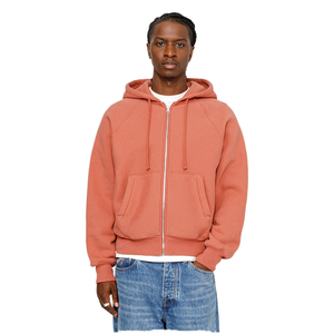 Sudadera con capucha extragrande personalizada para hombre, con cremallera completa, bolsillo canguro y cordón, estilo casual, fabricante de ropa urbana - Product Image 1