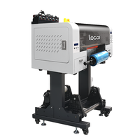 Imprimante DTF UV Locor 30cm/A3 à succès avec tête XP600 I3200HD pour l'impression d'autocollants et l'emballage de bouteilles, idéale pour les débutants