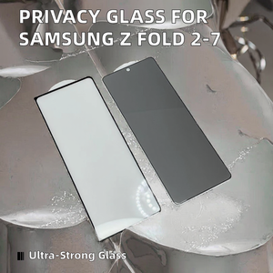 For Z Fold 7/6/5/4/3/2 Privacy Protection 9H Tempered Glass <b>Film</b> Anti-Scratch Anti-Shock Ultra-Thin Full Coverage - Product Image 2