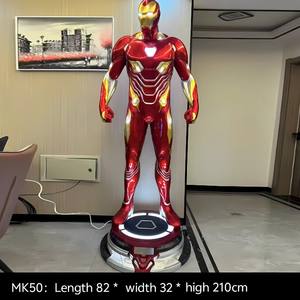 Esculturas de Resina de Películas de Marvel, Figuras de Iron Man, Spider-Man y <span class=keywords><strong>Hulk</strong></span> a Tamaño Real para Decoración Comercial de Calles, Gran Venta - Product Image 5