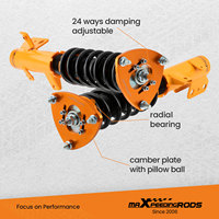 Kit de Suspensión con Amortiguador Totalmente Ajustable para Honda Odyssey 1999-2004, Resorte Helicoidal Ajustable Resistente
