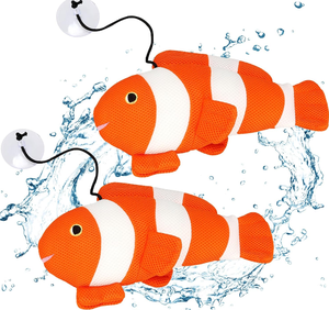 Nueva llegada de alta calidad, paquete de 2 delfines en forma de Spa, accesorios <span class=keywords><strong>para</strong></span> piscina, bañera de hidromasaje, Spa, esponja absorbente de aceite, <span class=keywords><strong>depurador</strong></span> de remojo - Product Image 6