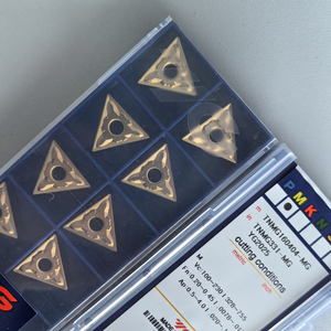 Plaquettes de coupe pour tour CNC YG2025 TNMG160404-MG LF9028, plaquettes en carbure de forme triangulaire, revêtement, personnalisables par le fabricant d'équipement d'origine - Product Image 2