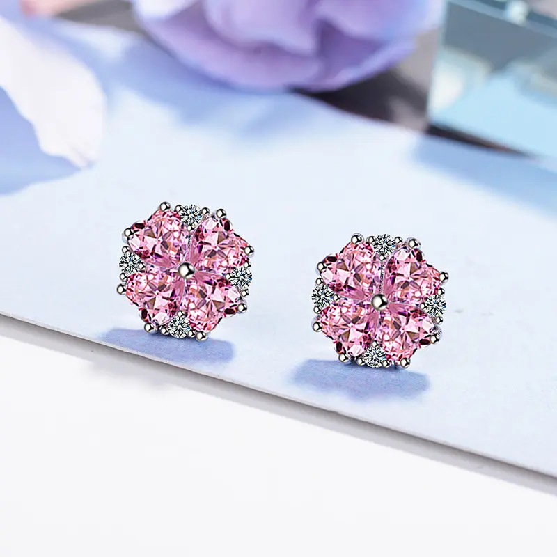 Sakura Stud Oorbellen Voor Vrouwen Nieuwe Jaar Geschenken Oorbellen Leuke Trendy Stud Oorbellen