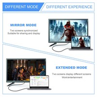 Konverter Adaptor 8K 60Hz Pria ke Wanita 40Gbps Adaptor Laptop TV Mendukung 4K 120Hz Siku/Lurus untuk Proyektor Komputer Desktop