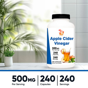 Capsules de vinaigre de cidre de pomme à prix de gros pour un soutien digestif sain, capsules amincissantes à base de plantes pour la perte de poids - Product Image 3