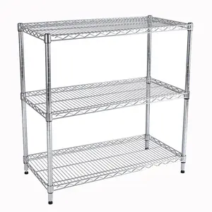 High Qualtity Nsf Approved Chrome Wire Shelf Wire Rack Wire Shelving Chrome Racks For Sale