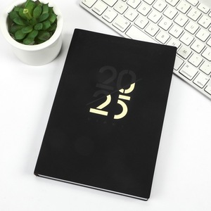 Новое поступление, розовый, молочный логотип, 2025, 2026 ежедневник, 365 дней, испанский английский, A5, искусственная кожа, роскошный подарок с ручкой - Product Image 5