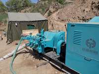 Pompe à boue pour forage horizontal directionnel sans tranchée CITC BW 1500, grande capacité, générateur diesel, testée plus de 5 ans