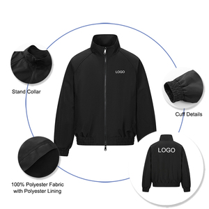 Nouvelle veste <span class=keywords><strong>homme</strong></span> printemps 2026 – Col montant, légère, style décontracté et tendance, fermeture éclair, style minimaliste - Product Image 2