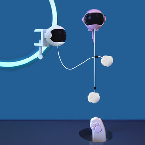 Jouet pour chat électronique interactif automatique amusant en gros, balle de <span class=keywords><strong>pêche</strong></span> avec matériau en polyester pour l'exercice - Product Image 6