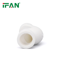 IFANPlus matériel raccord de plomberie coude haute pression douille en T raccord de tuyau en plastique PPR ASTM F2389 PN25 raccords PPR